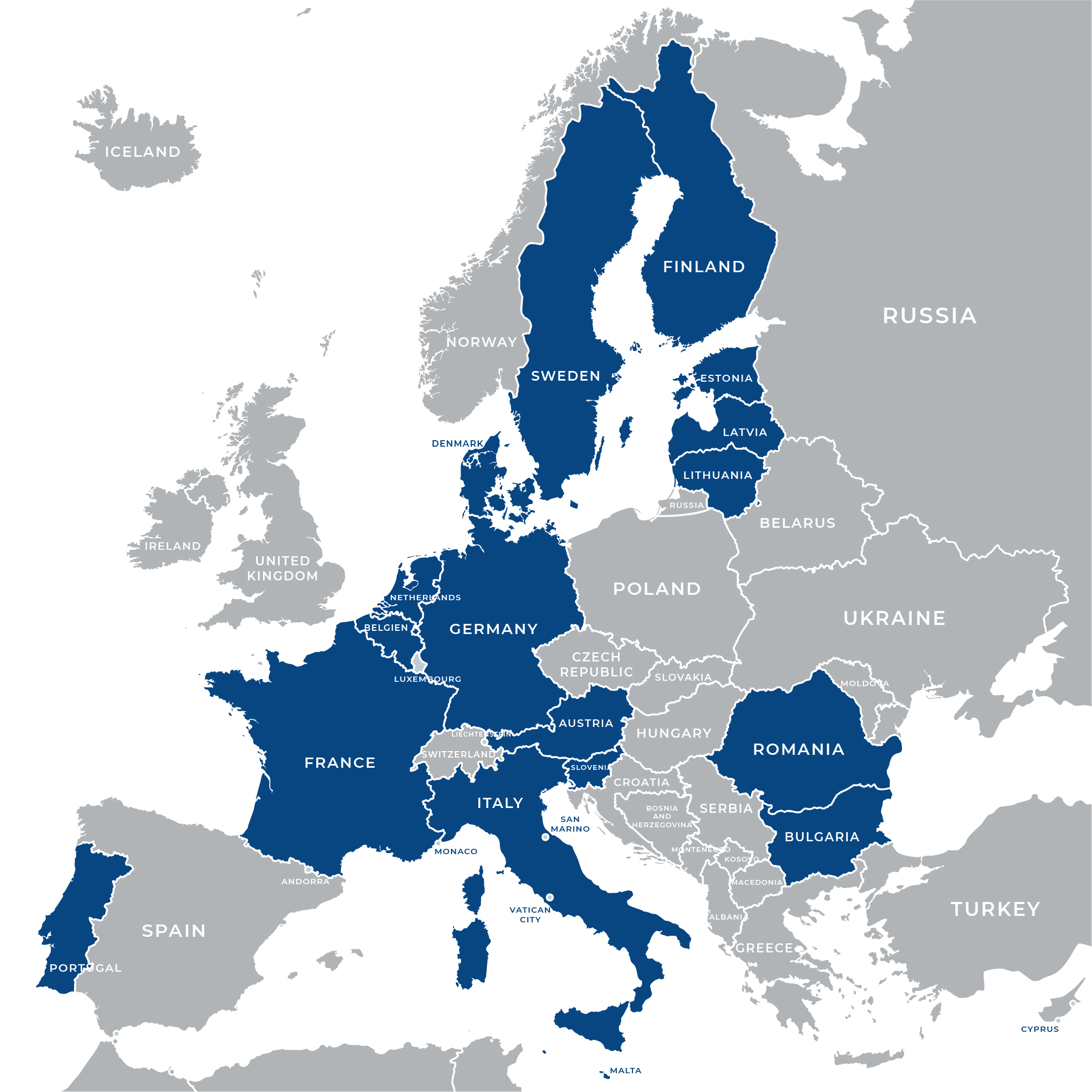 Europakarte_EN_Unitary Patent